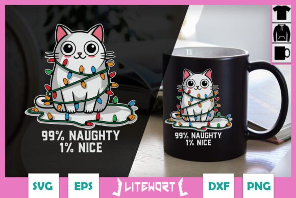 99 Naughty 1 Nice Xmas Cat SVG Review