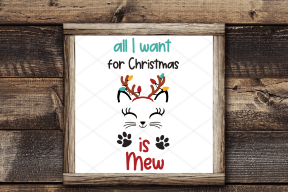 All I Want for Christmas is Mew Cat SVG Review