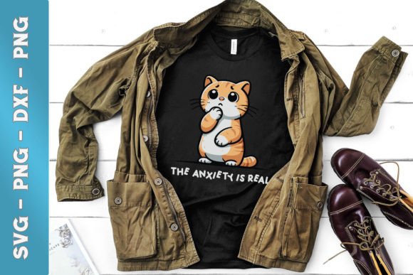 Anxiety Is Real Cat SVG Review
