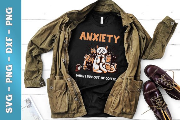 Anxiety When Runs Out Of Coffee Cat SVG Review