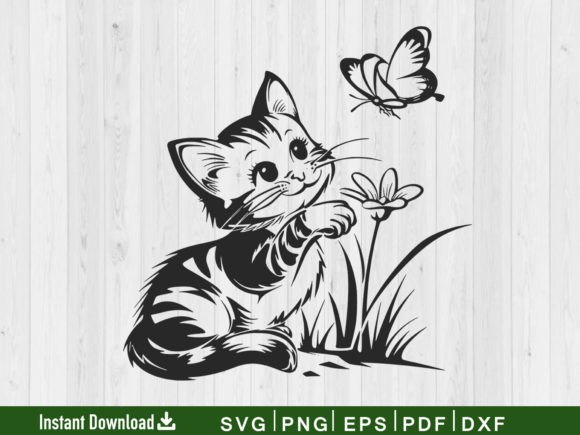 Cat SVG Files for Silhouette Review