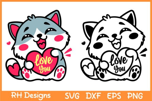 Cat with Heart SVG Cut File Review