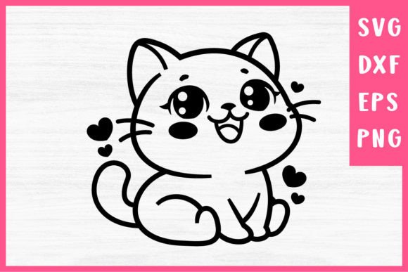 Cute Cat SVG Cat Cut File Review