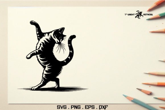 Dancing Cat Svg Review for Embroidery Projects