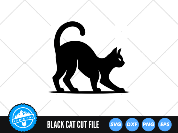 Halloween Cat SVG Black Cat Cut File Review