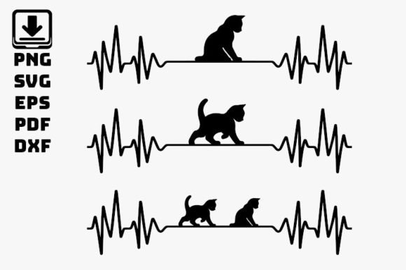 Heart Beat Cat Svg File Review
