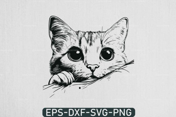 Peeking Cute Cat SVG Files for Cricut Review