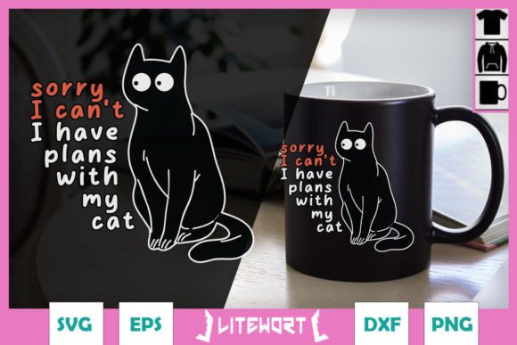 Sarcastic I Have Plans with My Cat SVG Review