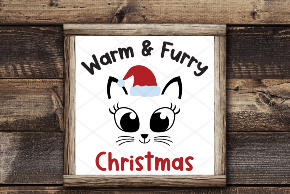 Warm and Furry Christmas Santa Cat SVG Review